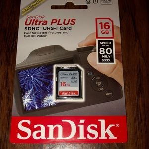 Sandisk Ultra Plus  UHS-I Card (NWT)